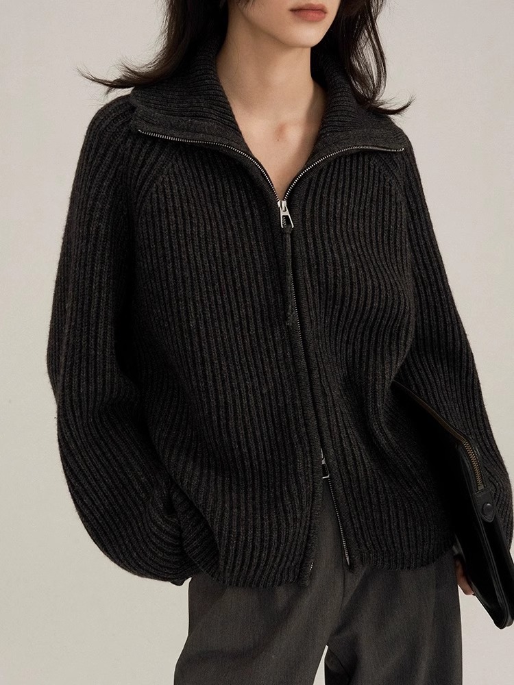 Cardigan en cachemire à double - Wool Coat Peacoat avis et prix