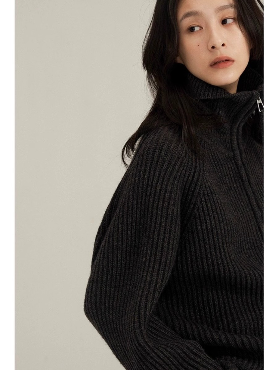 Cardigan en cachemire à double - Wool Coat Peacoat avis et prix